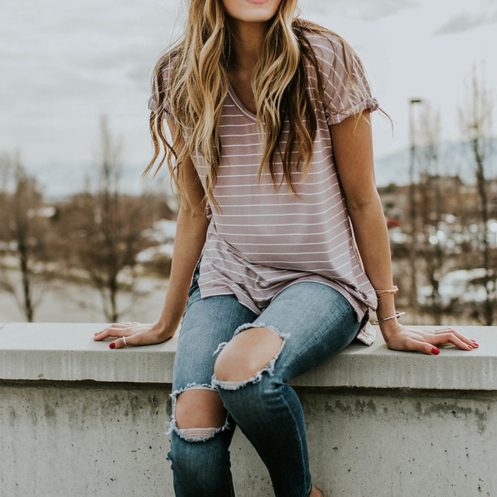 Roolee Striped Top